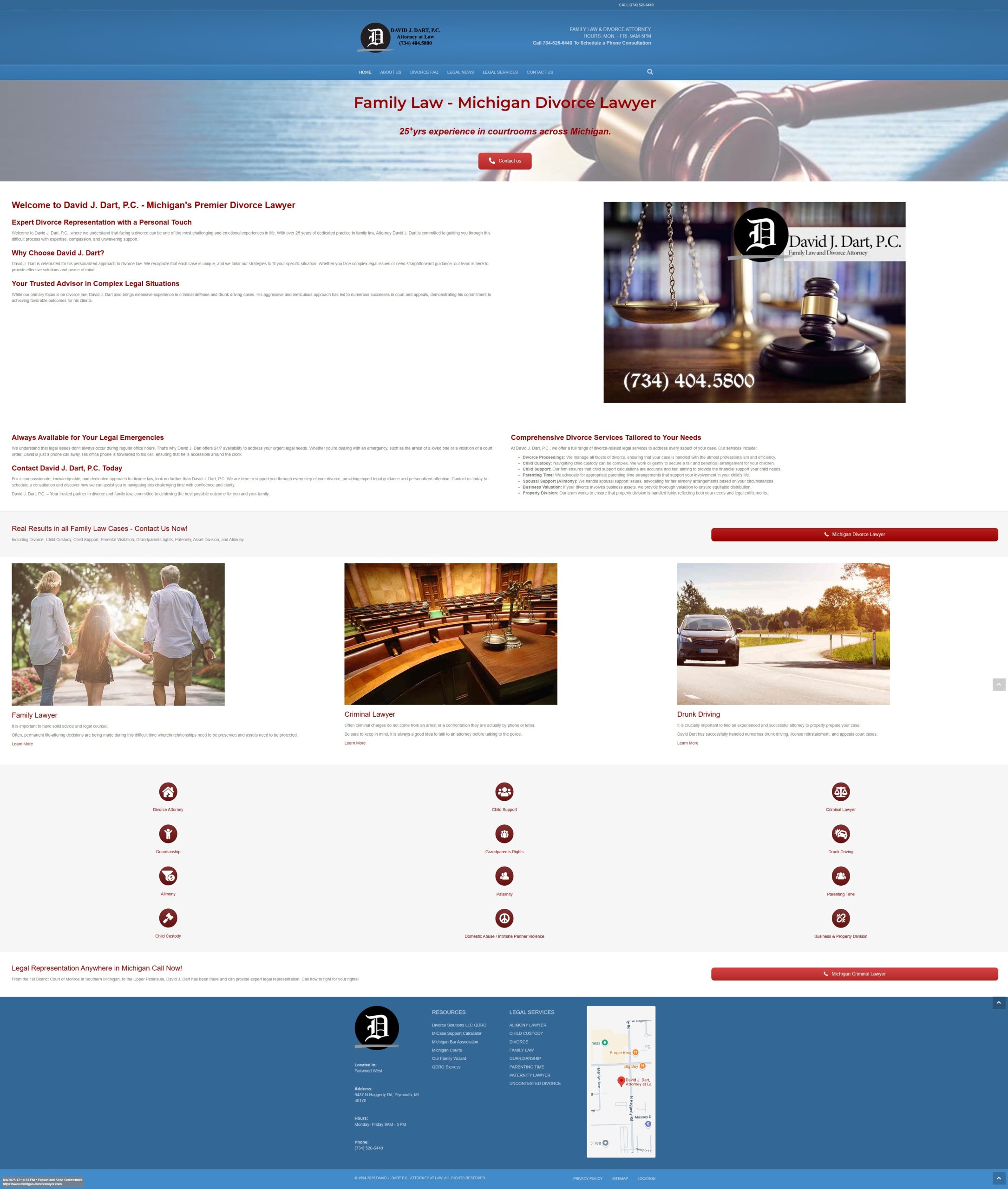 David Dart - Old Site Homepage